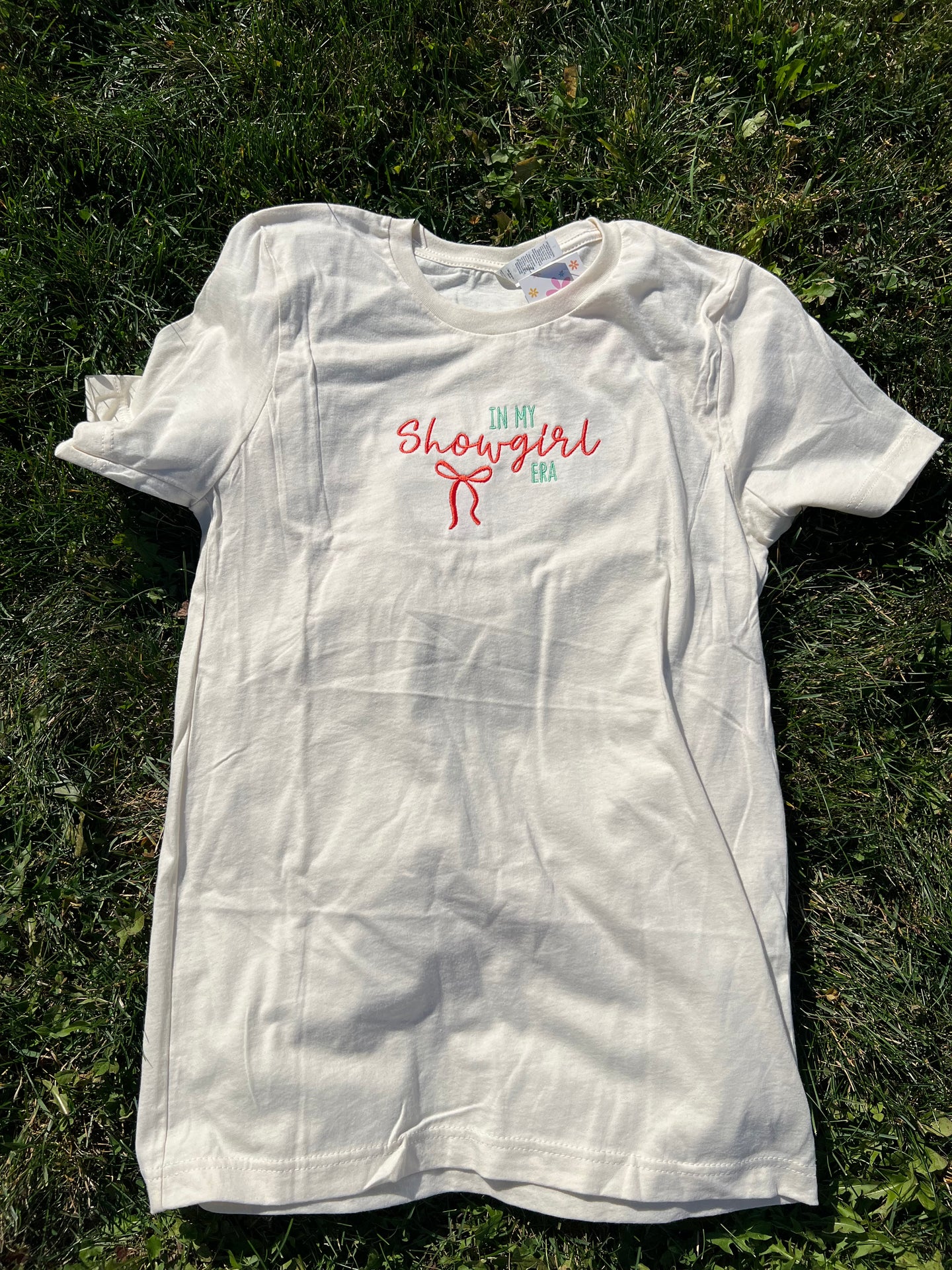 In my Showgirl Era Embroidered T-shirt